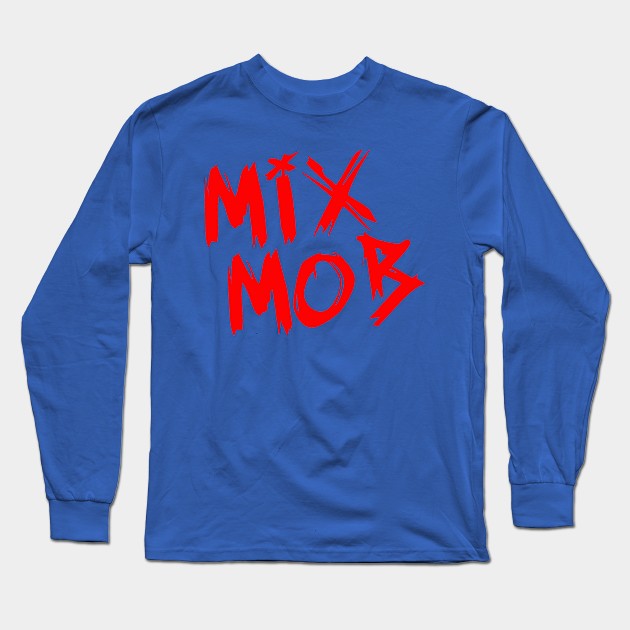 Mix Mob Lettering Logo Long Sleeve T-Shirt by Mix Mob